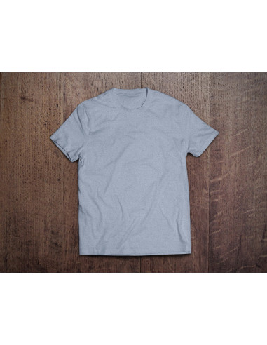 REMERA NIÑO GRIS MELANGE