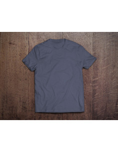 REMERA UNISEX ALGODÓN CARDADO 24.1 GRIS CHEVY