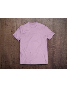 REMERA UNISEX ALGODÓN CARDADO 24.1 ROSA GARDEN